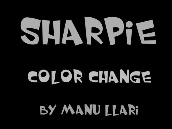 2016签名笔变色Sharpie Color Change By Manuel Llari Martin